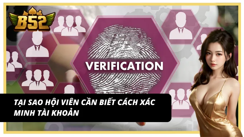 Lý do thành viên cần biết cách xác minh tài khoản