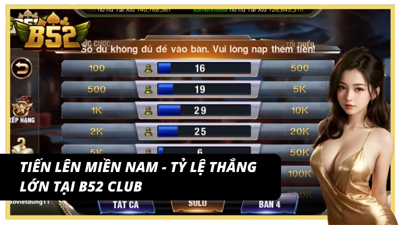 Tham gia đánh bài tiến lên miền Nam cực đã